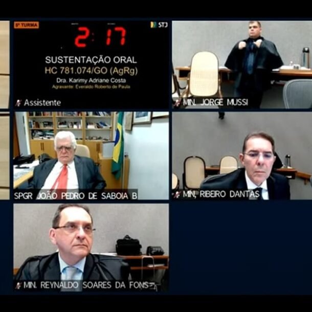 Advogada chora em sustentação no STJ: