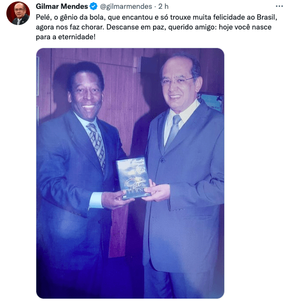  (Imagem: Twitter: @gilmarmendes)