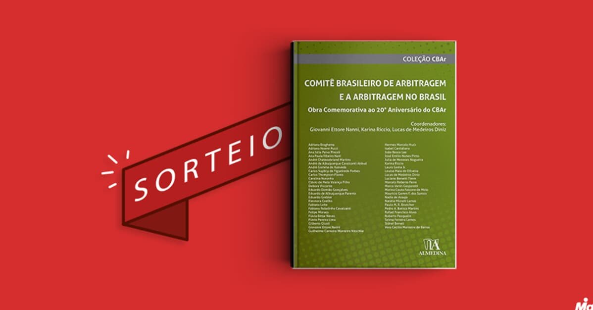 Sorteio da obra Comitê Brasileiro de Arbitragem e Arbitragem no Brasil   Migalhas