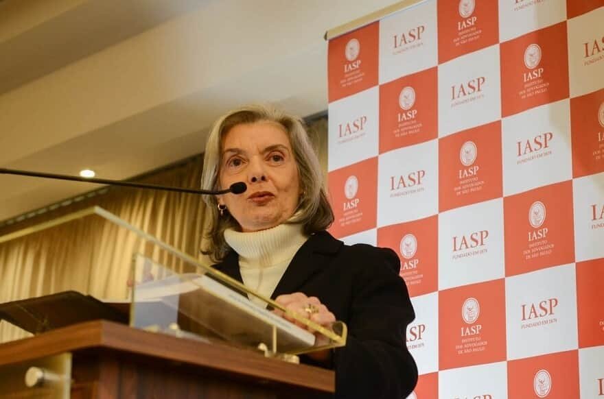 Ministra Cármen Lúcia em palestra no IASP   Instituto dos Advogados de São Paulo. (Imagem: Foto: Felipe Lampe)