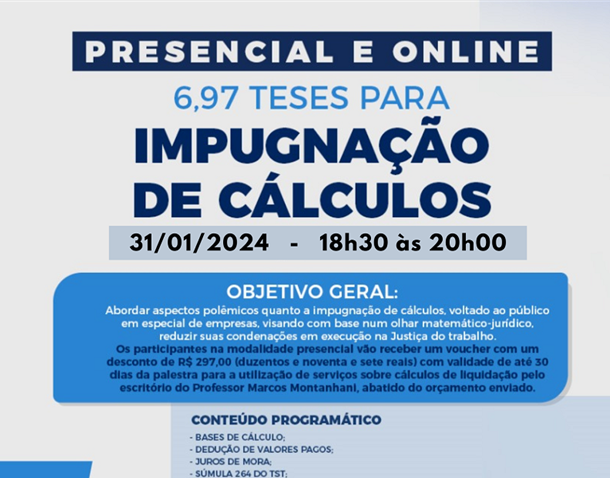 6,97 Teses Para Impugnação de Cálculos   Migalhas