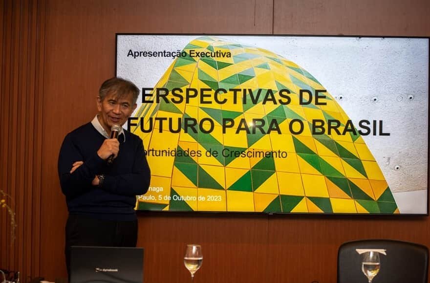 Apresentação de Celso Hiroo Ienaga (Imagem: Divulgação Espallargas, Gonzalez & Sampaio   Advogados )