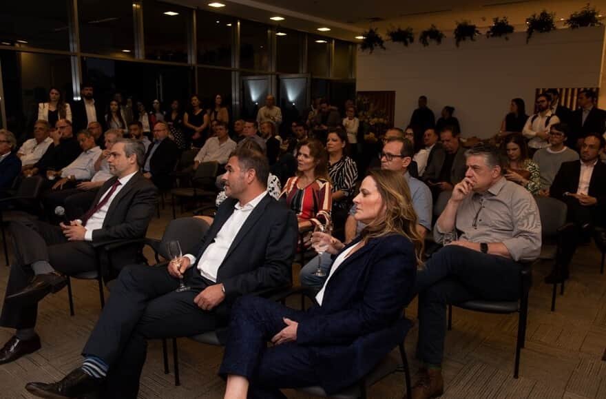 Evento de inauguração da nova sede (Imagem: Divulgação Espallargas, Gonzalez & Sampaio   Advogados )