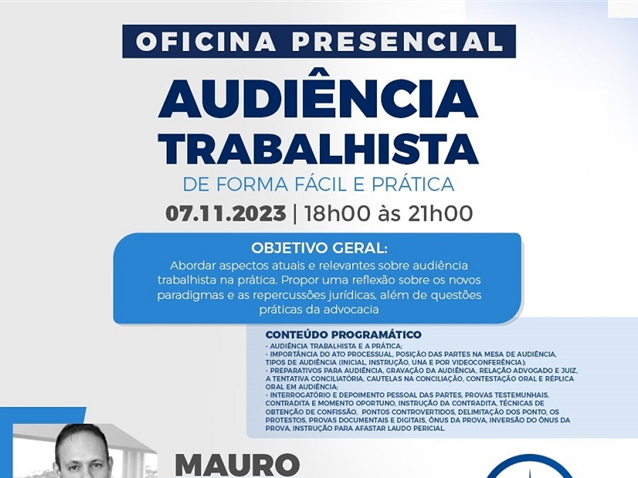 Audiência Trabalhista de forma fácil e prática   Migalhas