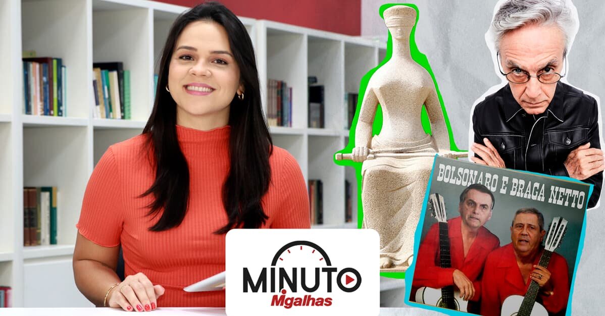 Minuto Migalhas tem Caetano, debate de drogas e nova dupla sertaneja   Migalhas