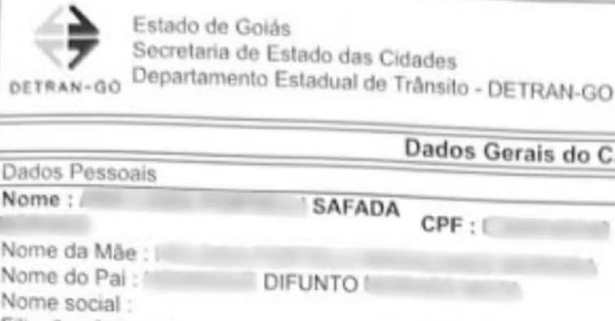 Motorista será indenizada após ter nome trocado por “safada” na CNH   Migalhas