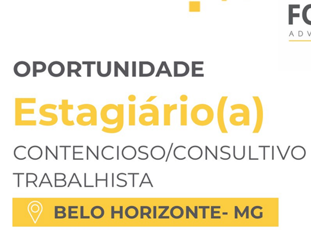 FCAR Advogados anuncia oportunidade de estágio   Migalhas