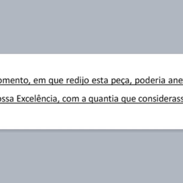 Advogado diz em inicial que pode