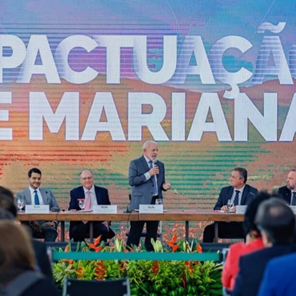 Governo e empresas fecham acordo de R$ 132 bi da tragédia de Mariana   Migalhas