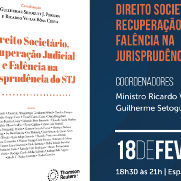 Lançamento de obra sobre Direito Societário e recuperação judicial   Migalhas