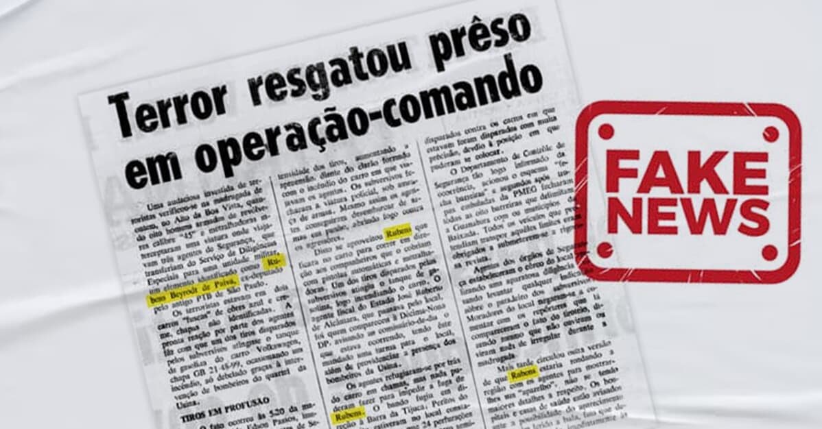 Fake news produzida por militares foi centro do caso Rubens Paiva   Migalhas